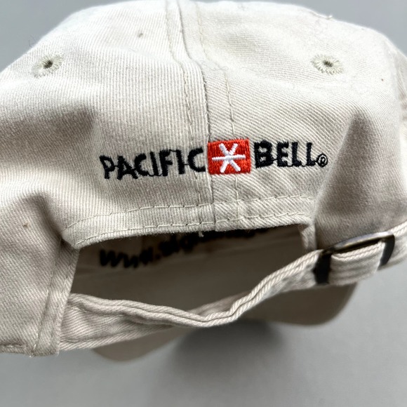 Vintage San Francisco Giants Hat Cap Strapback Cream Adjustable Baseball MLB y2k - Picture 5 of 7